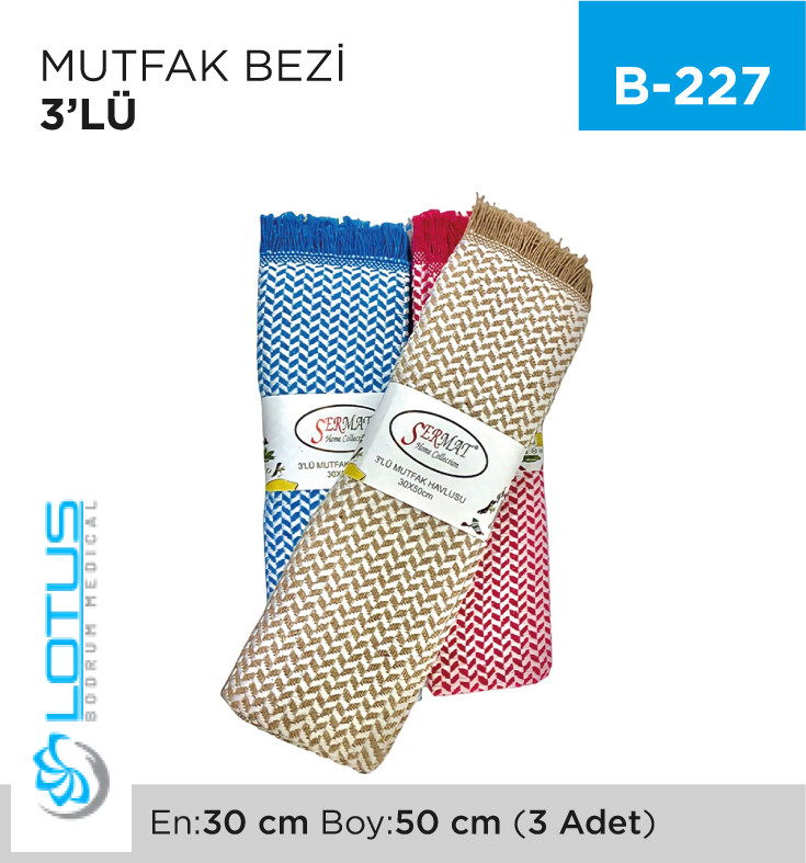 +Mutfak Bezi 3'Lü